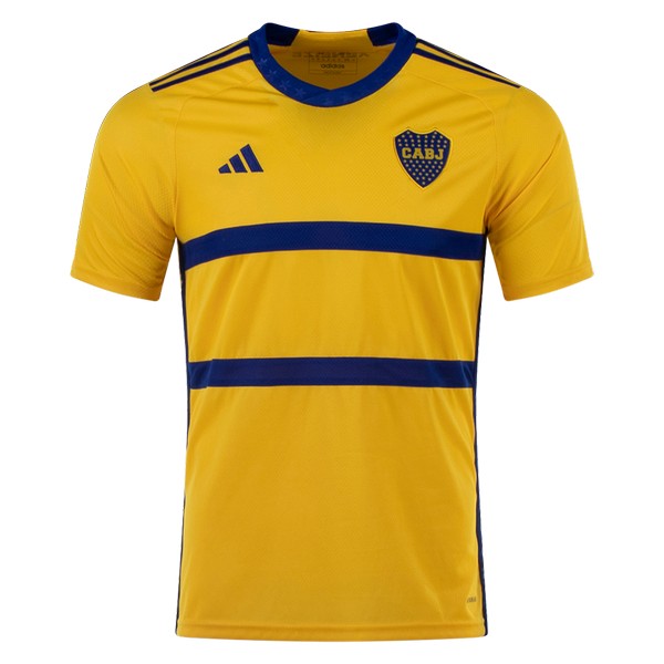 Camiseta de Boca Juniors visitante amarillo y azul de 2023-2024