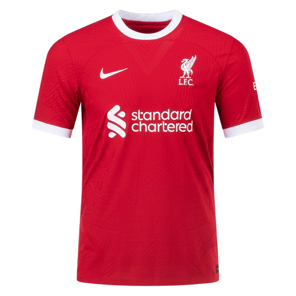 Camiseta de Liverpool local rojo y blanco de 2023-2024