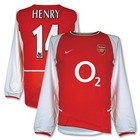 Arsenal Camiseta 2004 2003-2004 local , manga larga