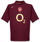 Arsenal Camiseta 2006 2005-2006 local  retro
