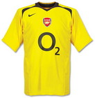Arsenal Camiseta 2006 2005-2006 visitante 