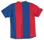 FC Barcelona Camiseta 2007 2006-2007 local, vista espalda 