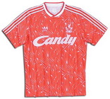 Liverpool Camiseta 1990 1989-1990 local  retro