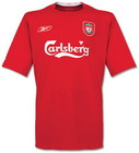 Liverpool Camiseta 2005 2004-2005 local 