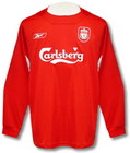 Liverpool Camiseta 2006 2005-2006 local , manga larga