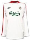 Liverpool Camiseta 2006 2005-2006 visitante , manga larga