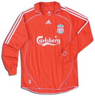 Liverpool Camiseta 2007 2006-2007 local , manga larga