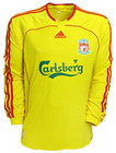 Liverpool Camiseta 2007 2006-2007 visitante , manga larga