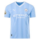 Foto de la camiseta de fútbol de Manchester City local 2023-2024 oficial