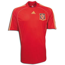 Foto de la camiseta de fútbol oficial de España
